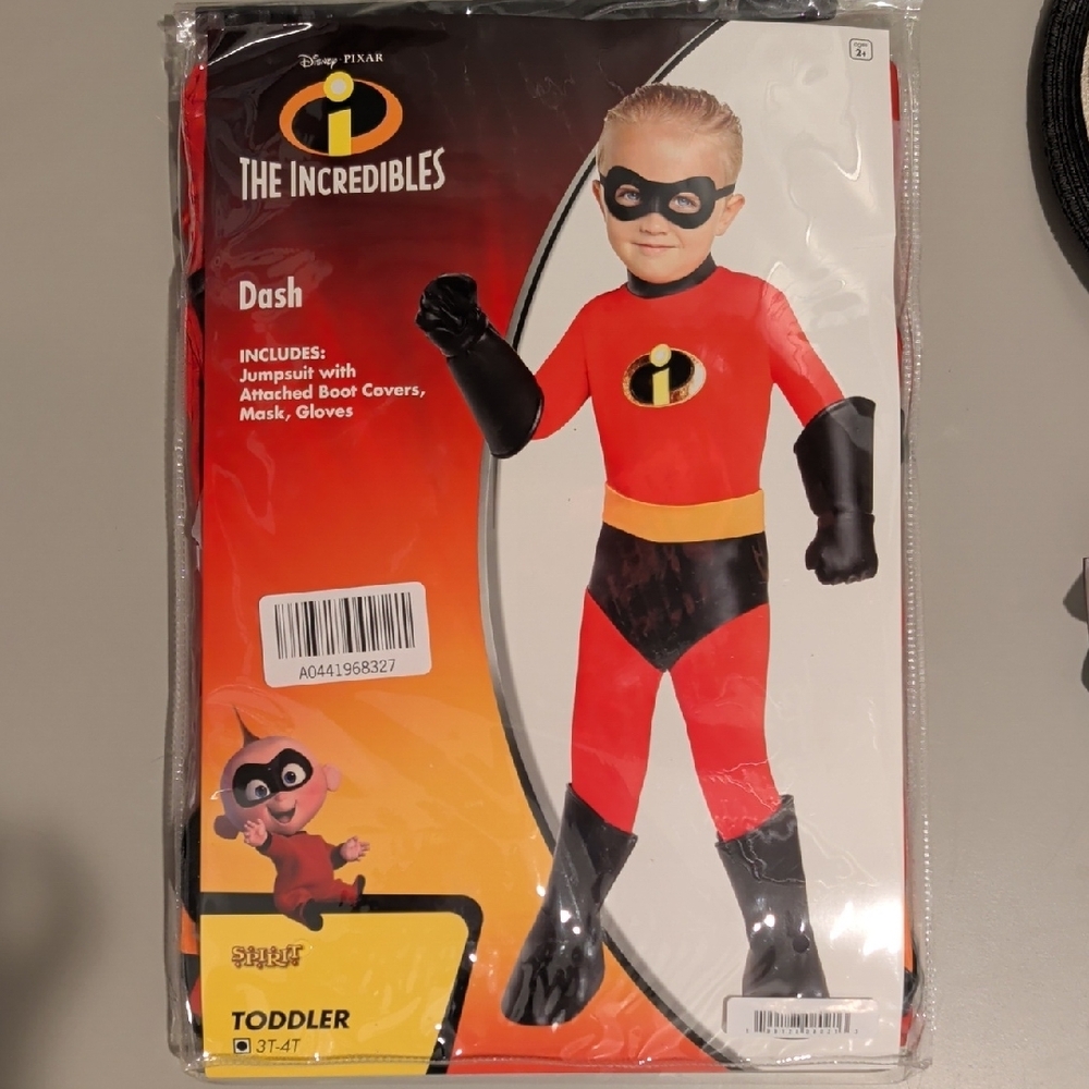 Toddler Dash Costume - Red and Black